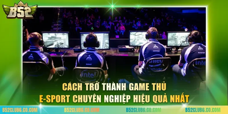 Cách trở thành game thủ e-sport chuyên nghiệp hiệu quả nhất